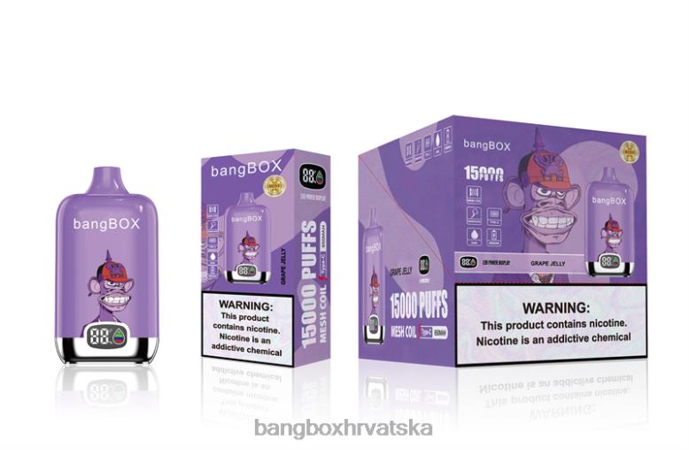 Bang Box Hrvatska T620J49 žele od grožđa | Bang Box 15000 udaha