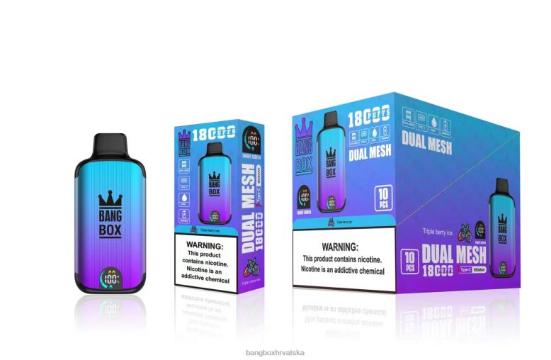 Bang Box Price T620J95 trostruki bobičasti led | Bang Box 18000 udaha