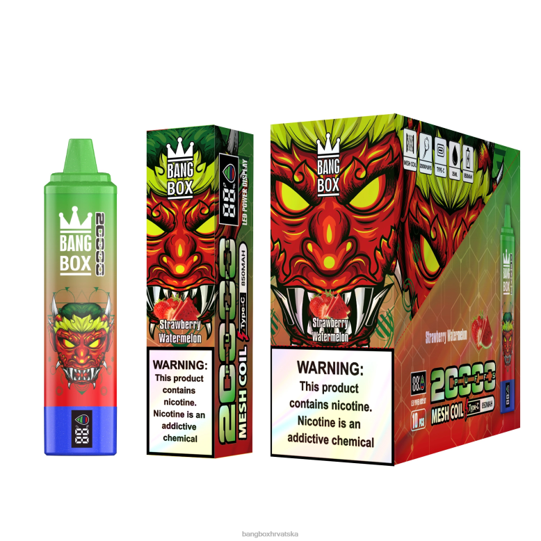 Bang Box Vape Flavors T620J52 jagoda lubenica | Bang Box Pametni zaslon s 20000 udaha