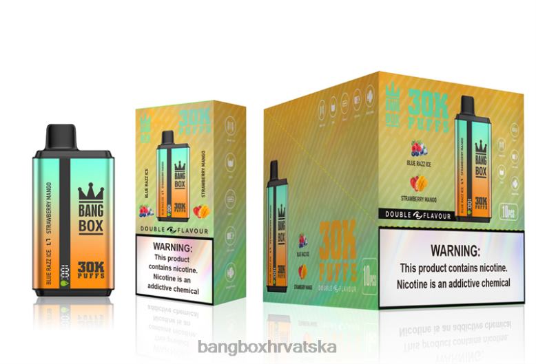 Bang Box Hrvatska T620J73 blue razz ice & strawberry mango | Bang Box 30000 dizanja dvostrukih okusa