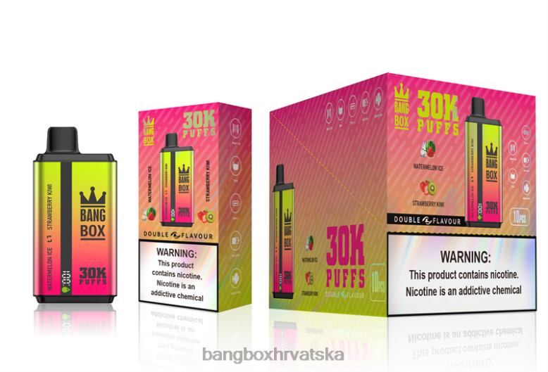 Bang Box Zagreb T620J62 led od lubenice i kivija od jagode | Bang Box 30000 dizanja dvostrukih okusa