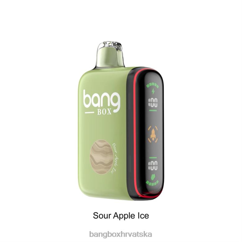 Bang Box Vape Flavors T620J28 led od kiselih jabuka | Bang Box 9000-18000 udaha inteligentni zaslon snage