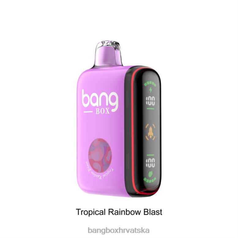 Bang Box Vape Flavors T620J36 eksplozija tropske duge | Bang Box 9000-18000 udaha inteligentni zaslon snage