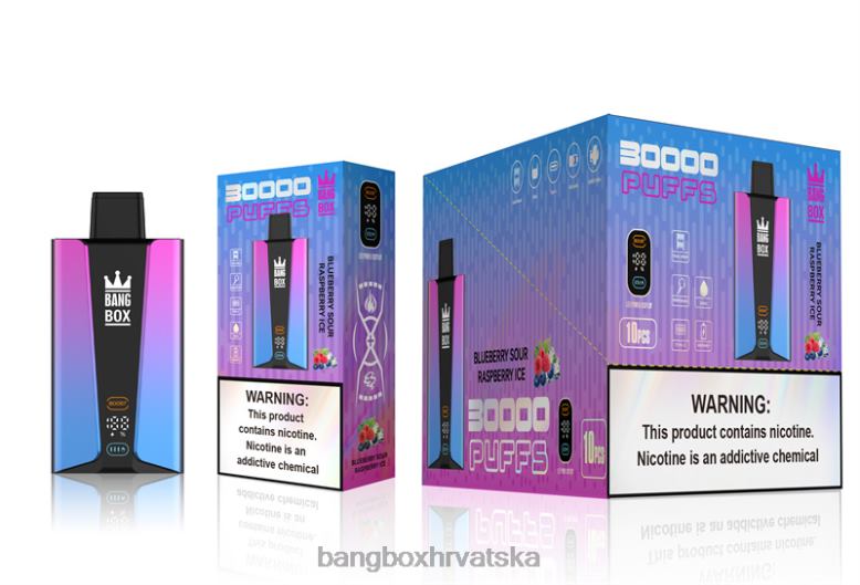 Bang Box Hrvatska T620J81 borovnica kisela malina led | Bang Box Pametni zaslon s 30 000 udaha