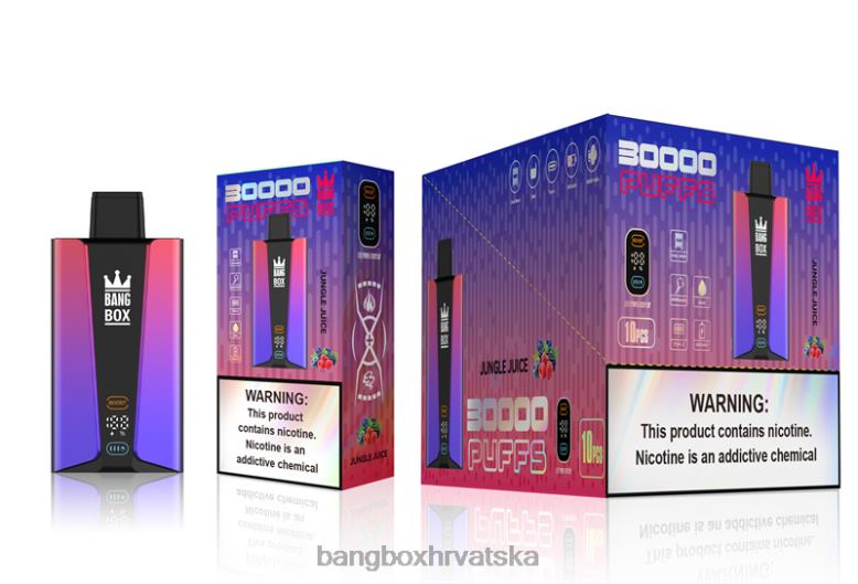 Bang Box Zagreb T620J78 sok od džungle | Bang Box Pametni zaslon s 30 000 udaha